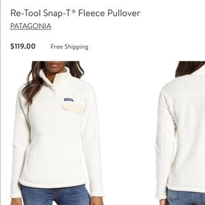 Patagonia re-tool snap T fleece pullover